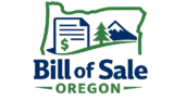 Bill Of Sale Oregon For DMV, Vehicle, Auto, Car, RV